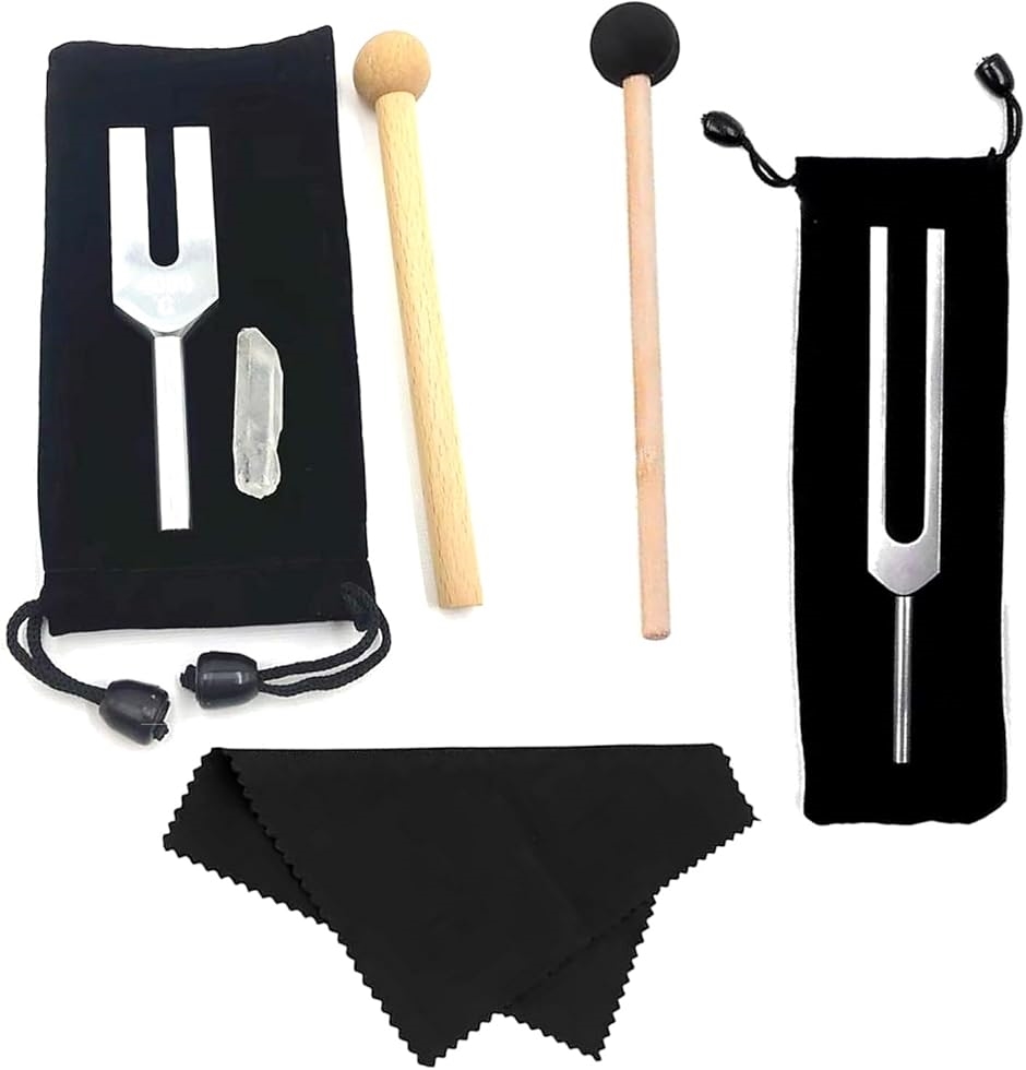 クリスタルチューナー 4096Hz 528Hz 水晶 音叉 ヒーリング