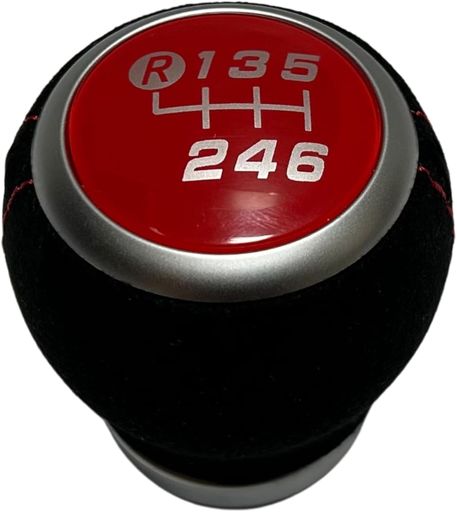 86 BRZ ZC6 ZN6 シフトノブ トヨタ MT 6速 スバル 内装パーツ レッドx