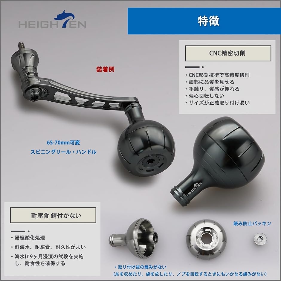 38mm リール ハンドル ノブ シマノ ダイワ 通用 Shimano Type A/B