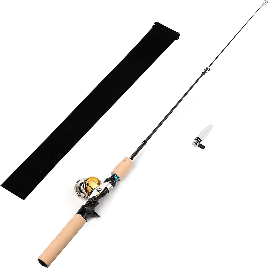 釣竿セット ベイトセット コンパクトベイトロッド 両軸リール 約100cm