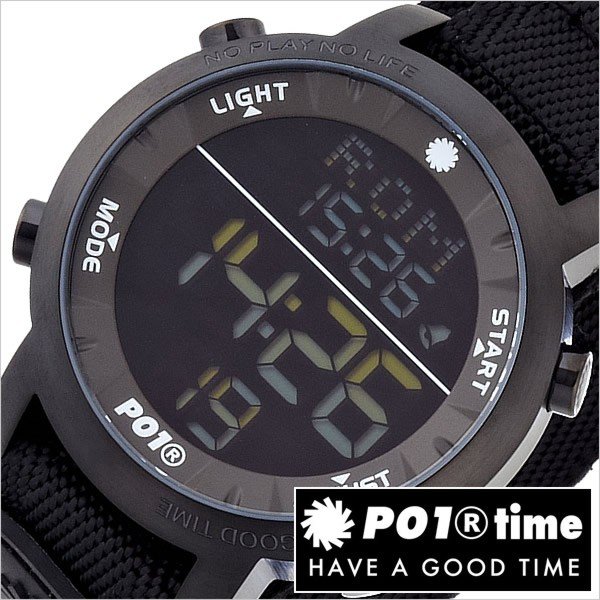 プレイタイム 腕時計 P01 TIME 時計 スーパー デジタル チョコレート