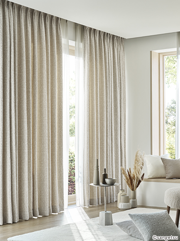 サンゲツ（SANGETSU） オーダーカーテン SC7014-SC7015 仕上り巾141