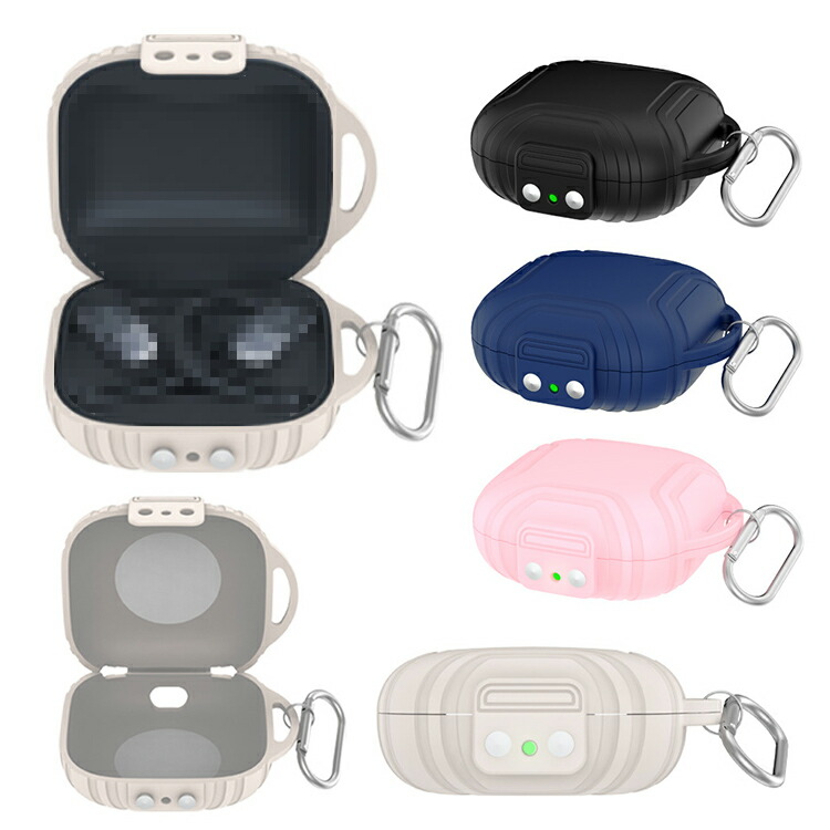 Shokz OpenFit Air ケース カバー シリコン シンプル カラビナ付き