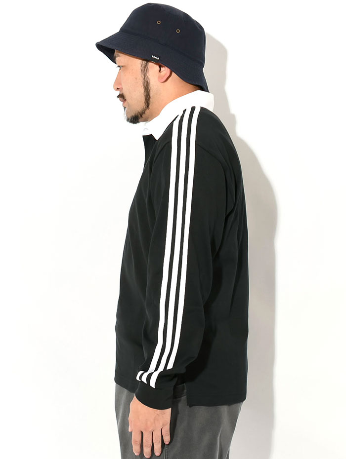 adidas Originals アディダス ポロシャツ 長袖 メンズ 25FW ラグビー