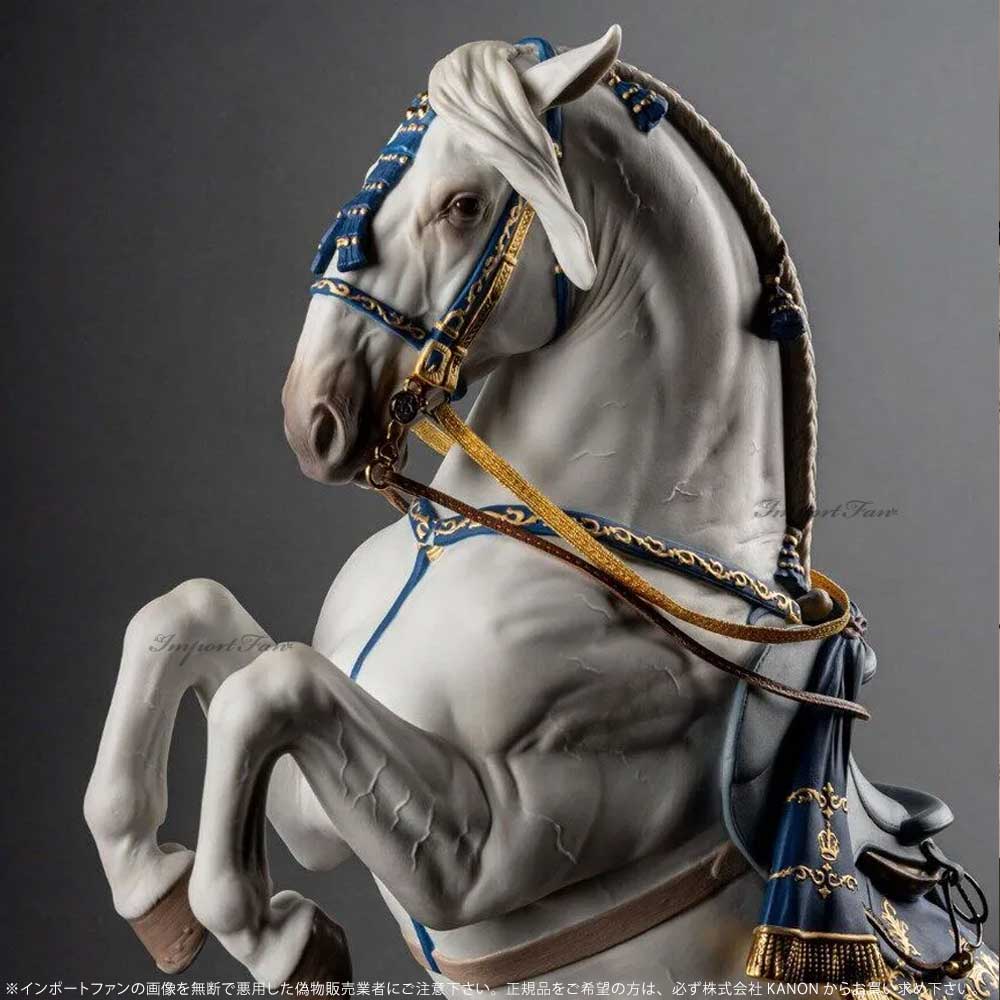 LLADRO（リヤドロ） スペイン純血種 オートエコール 馬 置物 01002031