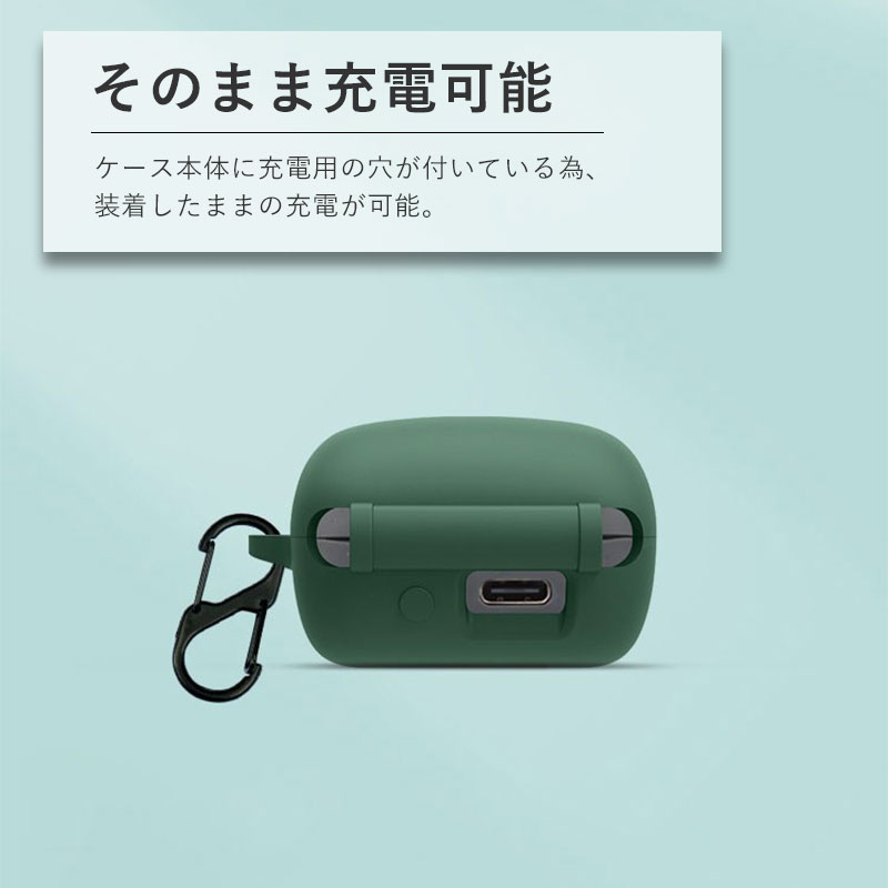 Sony LinkBuds WF-L900 イヤホン収納 TPUケース カラビナ付き WF-L900