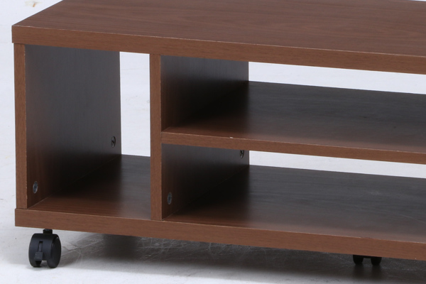 不二貿易（Fuji Boeki） テレビ台 幅89cm キャスター付 木製 オープン