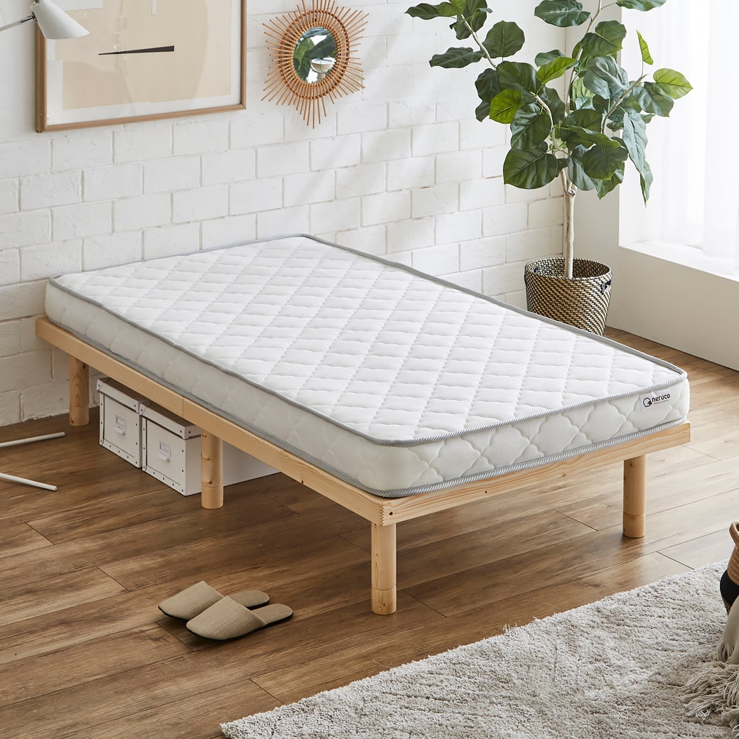 ネルコンシェルジュ すのこベッド ショートシングル 長さ180cm 木製