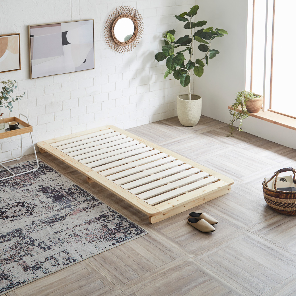 ネルコンシェルジュ フェリシア すのこベッド シングル フレームのみ