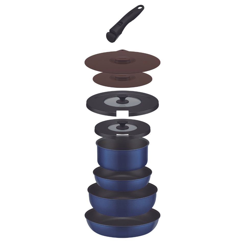 THERMOS（サーモス） ガス火専用 フライパン セット 9点 深型 KSC-9A