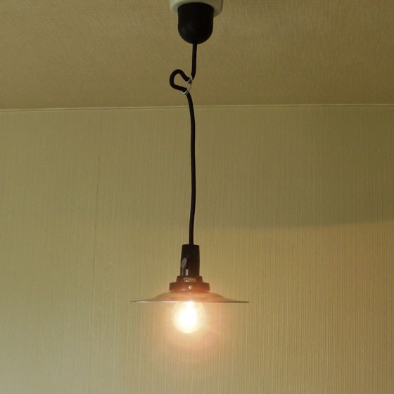 照明 ペンダントライト アルミP1・キーソケットCP型 大正ロマン