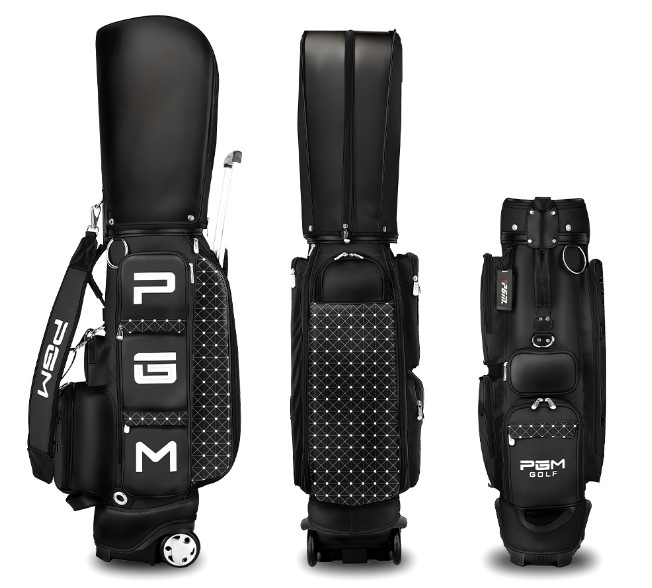 キャディバッグ PGM ゴルフバッグ メンズ レディース キャスター付き