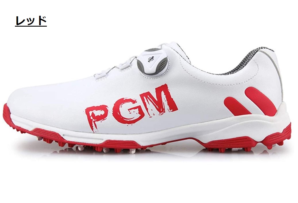 PGM ゴルフシューズ ダイヤル式 スパイクレス スニーカータイプ 歩き