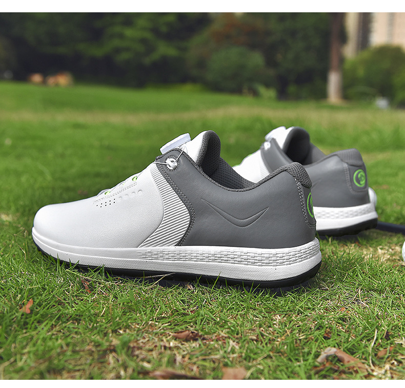 ゴルフシューズ ダイヤル式 BOA スパイクレス スニーカータイプ 歩き