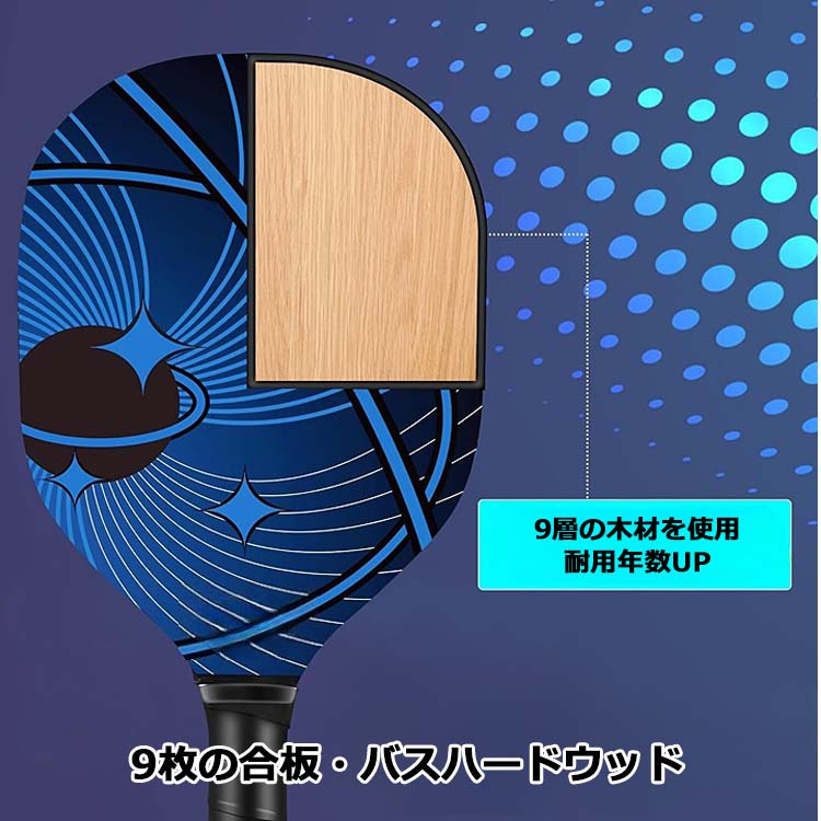 ピックルボールネットセット 公式サイズ パドル4本 ボール付 172pcb03