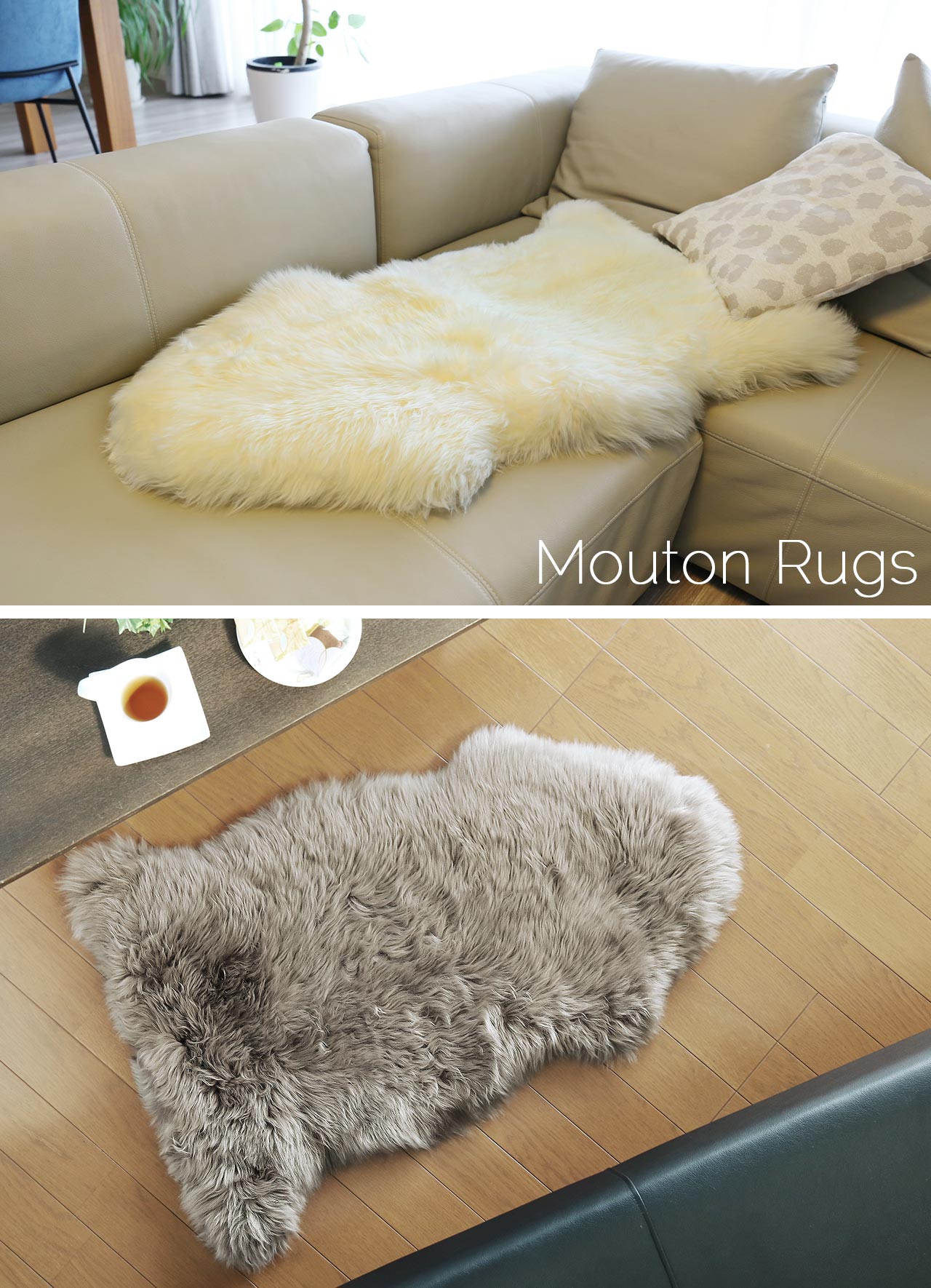 sankyo shokai（三京商会） ［期間限定価格］ムートン ラグ 1匹物