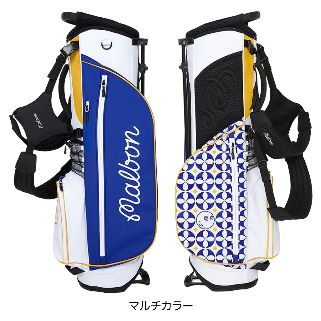 マルボン Malbon Golf キャディバッグ M-9152 4分割トップ 2025年