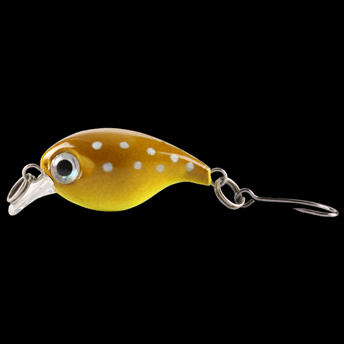 マイクロクランクベイト 8色 セット バーブレス フック 付き 3.6cm 2.1