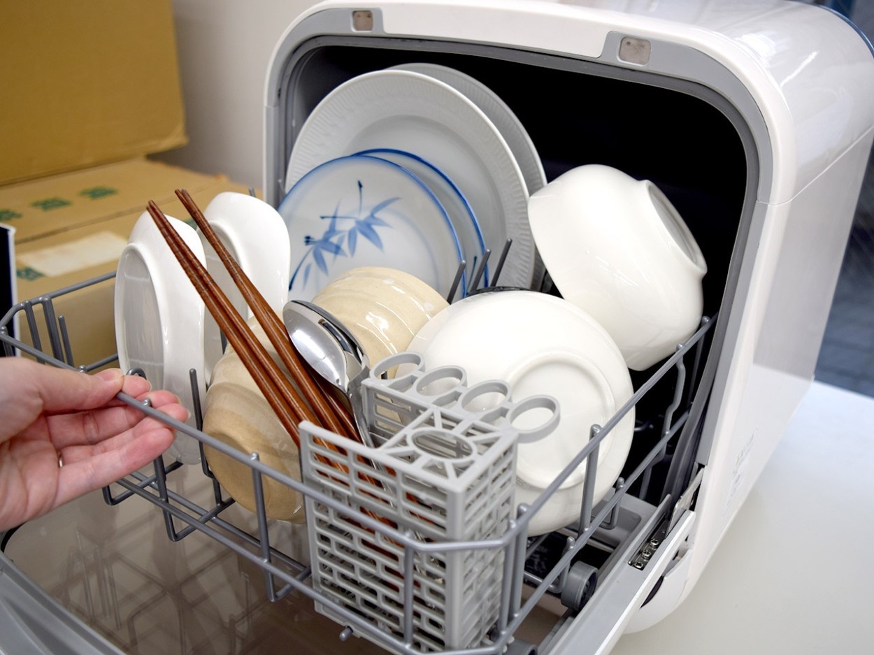 水栓工事不要！賃貸住宅にもピッタリな食器洗い乾燥機を試す！【試用