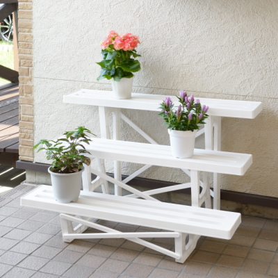 グリーンパル（GREEN PAL） フラワースタンド 3段 900mm幅 日本製 園芸