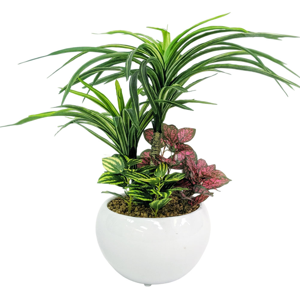 神戸花物語 フェイクグリーン 観葉植物 人工観葉 卓上 ミニ 光触媒