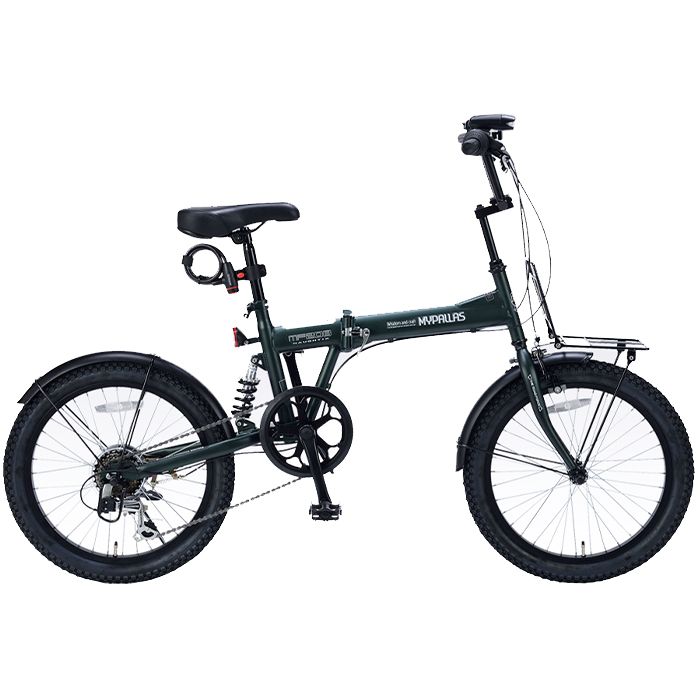 池商 折りたたみ自転車 セミファットバイク MF-208 20インチ 6段変速