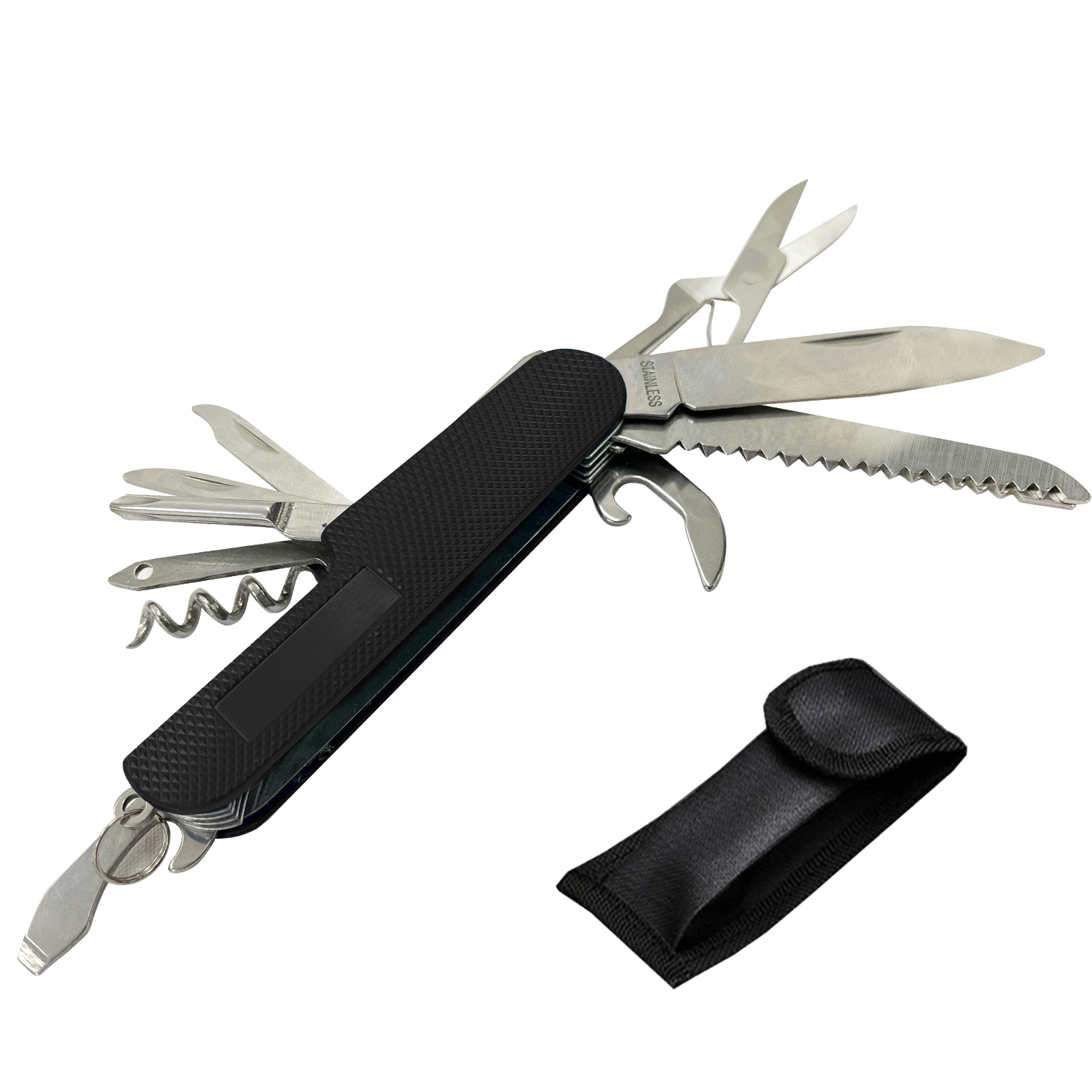 マルチツール ナイフ サバイバル 折りたたみ 12機能 アウトドア 万能