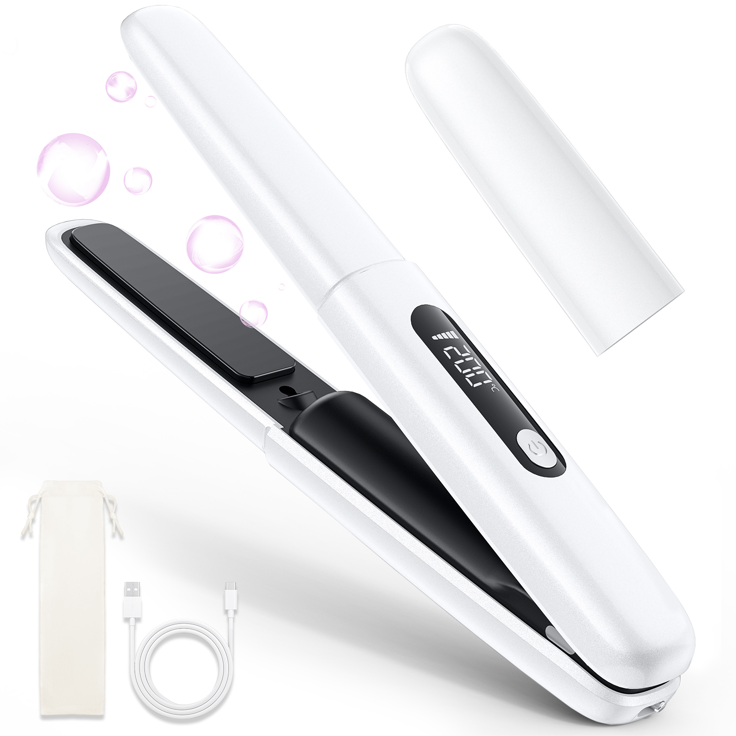 ヘアアイロン ストレート カール ツヤ髪 25秒立ち上がり コードレス