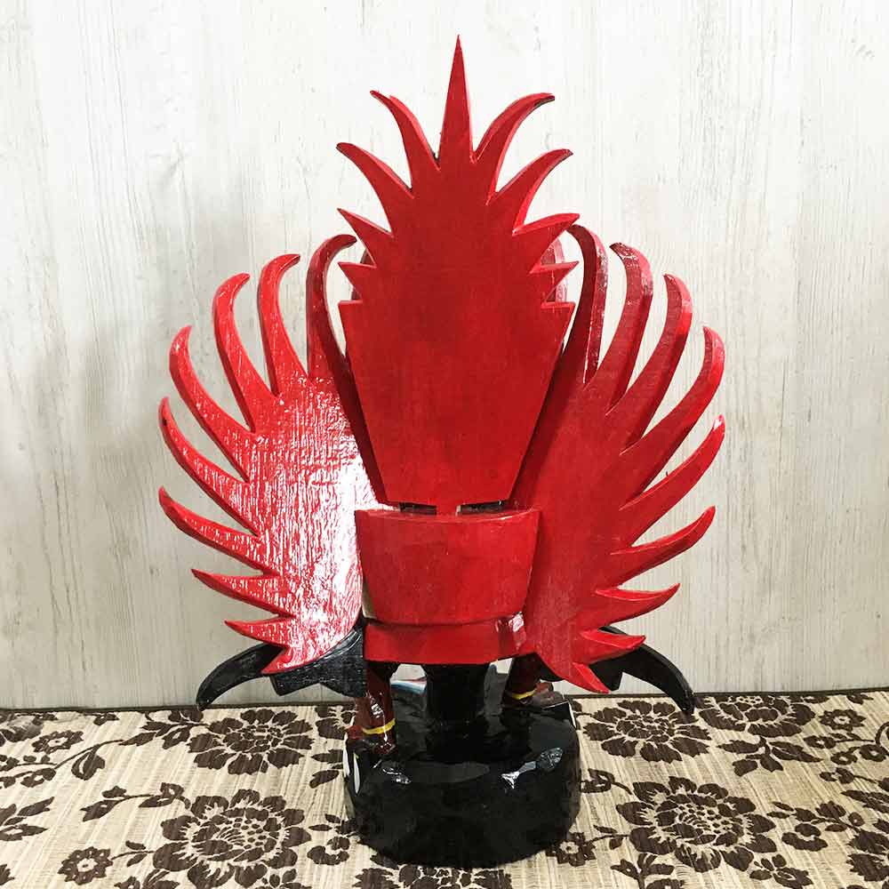 ガルーダの置物 霊鳥 ガルーダ H40cm M 木製 オブジェ インドネシア