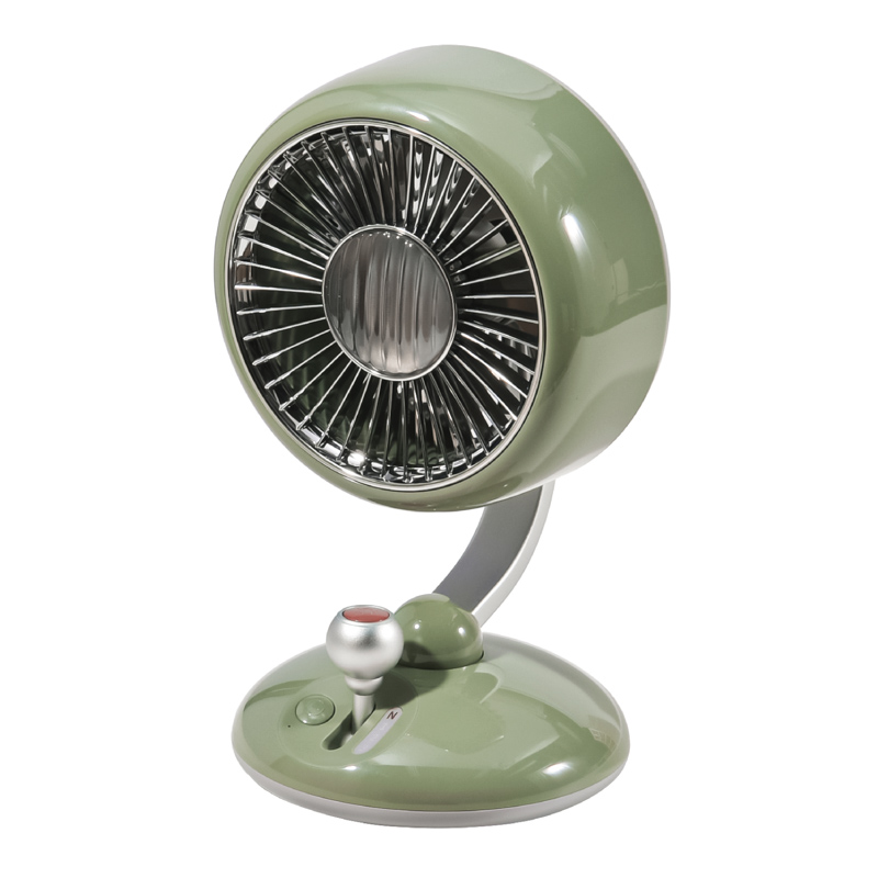 卓上扇風機 usb 首振り 風量切替 角度調整 レトロファン 扇風機 ミニ