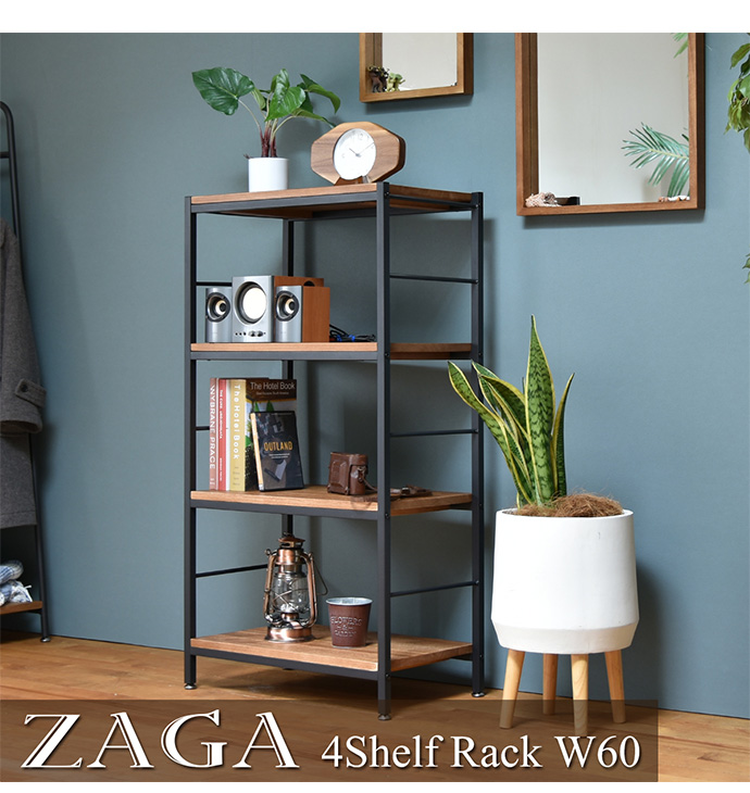 ラック スチールラック オープンラック ディスプレイラック ウッド