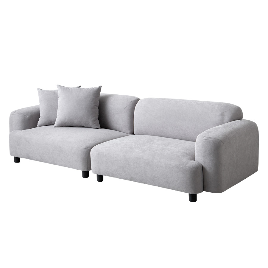 ソファ 2人掛け フロア ロー ファブリック 低め 2P セット 肘付き 肘