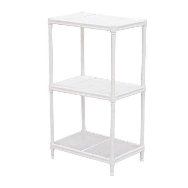 スチールラック 3段 45幅 メッシュ棚板 メッシュラック 収納 棚