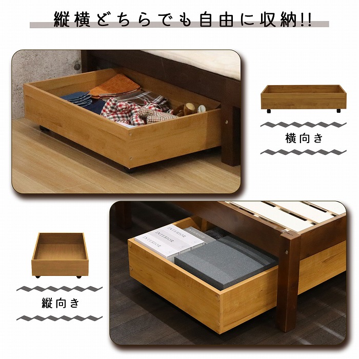 ベッド下収納 キャスター付き 高さ20cm 収納ボックス ベッド下 収納