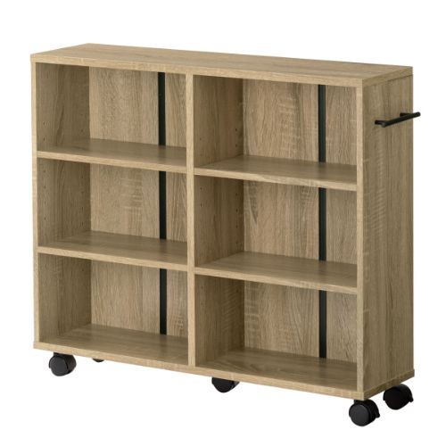 ぼん家具 本棚 チェスト 押入れ収納 おしゃれ キャスター カラー