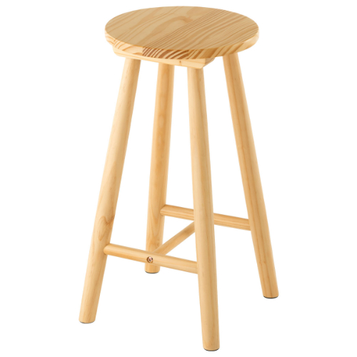 ぼん家具 木製スツール 丸椅子 木製チェア イス チェア スツール ハイ