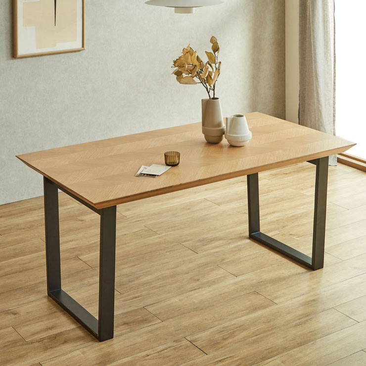 KAGUCOCO ダイニングテーブル 180 4人 座卓 無垢 天然木 無垢材継ぎ