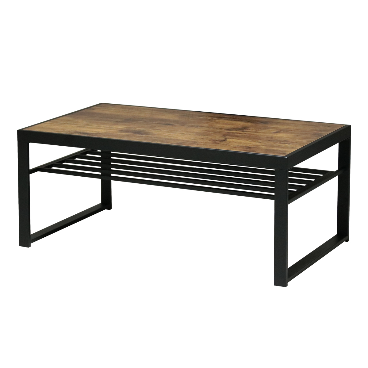 センターテーブル おしゃれ 収納 ローテーブル コンクリート柄 古木