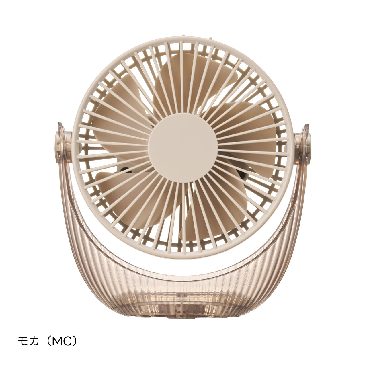 DOSHISHA（ドウシシャ） 扇風機 クリアデスクファン 充電式 コードレス