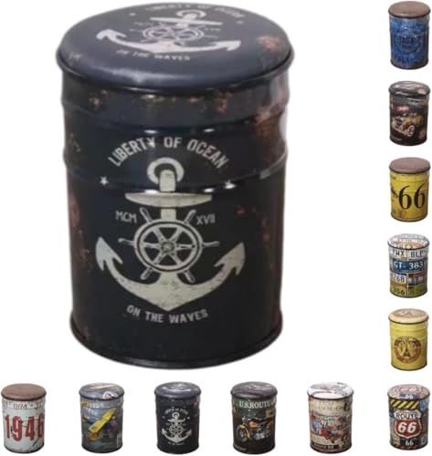 足置き台 収納スツール ドラム缶 フットスツール ラウンドオットマン