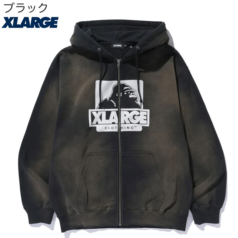 XLARGE（エクストラ ラージ） パーカー XLARGE DISCHARGE PRINTED OG
