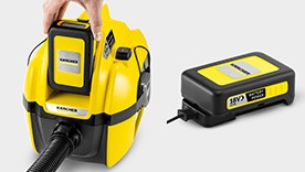 ケルヒャー（KARCHER） 乾湿両用コードレスバキュームクリーナー WD 1