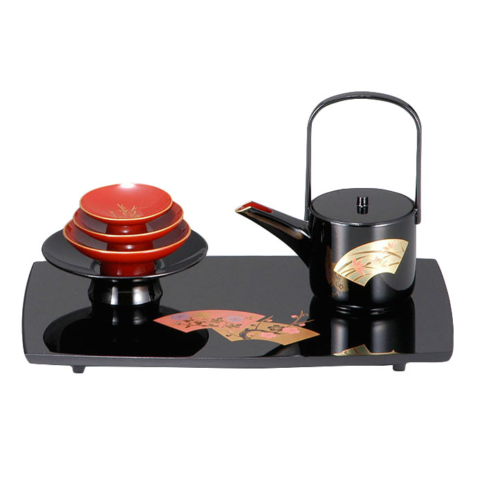 おとそセット(四ツ揃)会津塗り