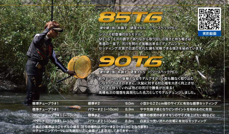 予約 鮎竿 MJB マイスターバージョンTG 85TG 018157 シモツケ : カツキ