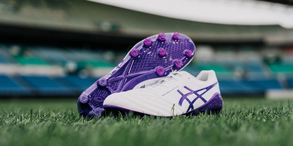 ASICS（アシックス） DSライト X-FLY 5 ホワイト×ジェントリーパープル