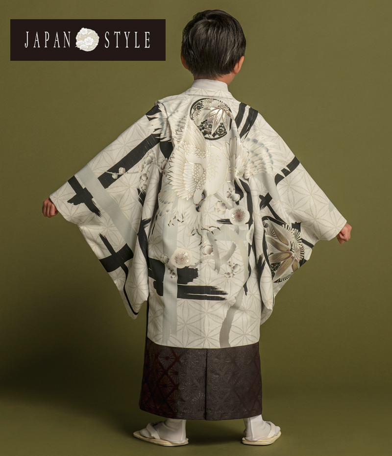 七五三 着物 男の子 5歳男児アンサンブル袴セット JAPAN STYLE 2023年