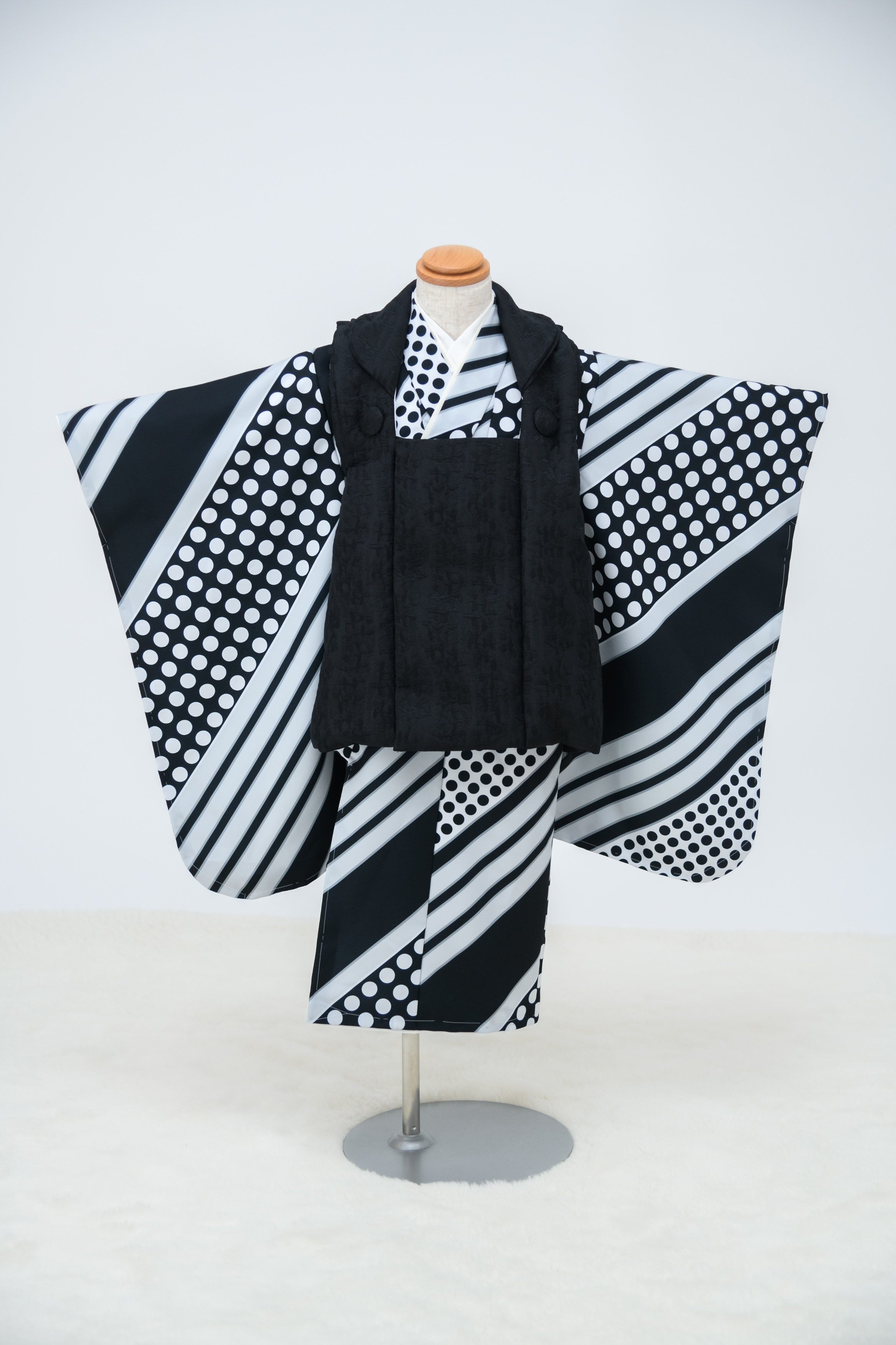 七五三 着物 3歳 販売 被布セット 男の子 京WA・KKA ブランド 7点