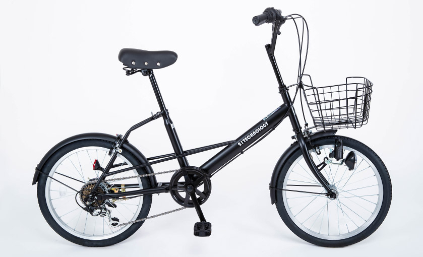 21Technology 緊急値下げ中 自転車 20インチ シマノ製6段変速 カゴ付き
