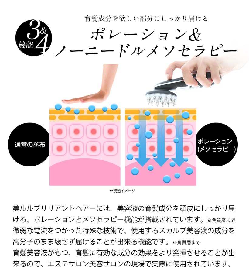 belulu 頭皮マッサージ スカルプケア 父の日 薄毛対応 【美ルル