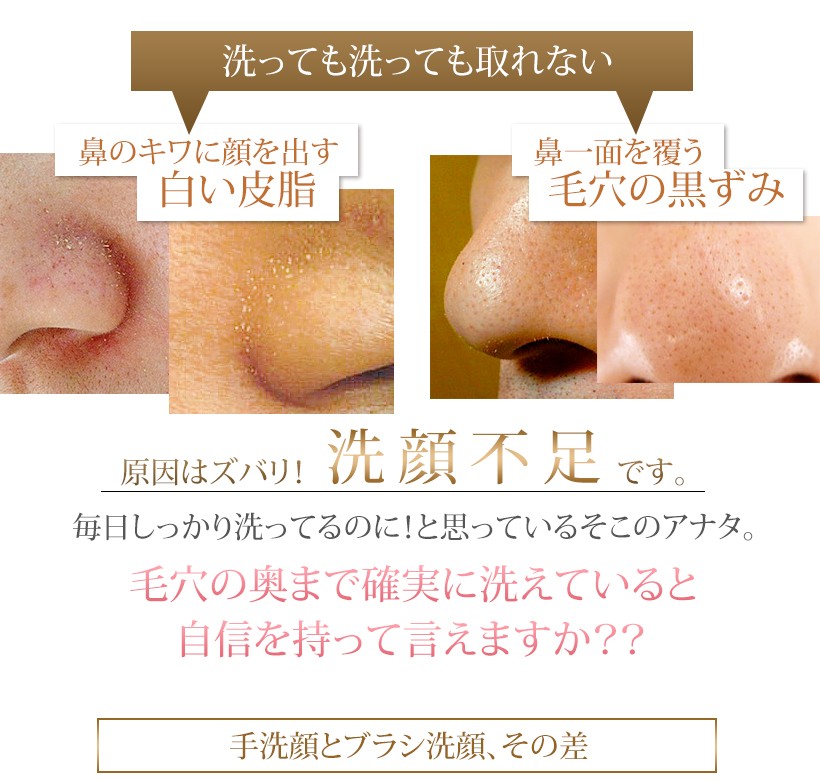 小鼻毛穴ケア 角栓 小鼻専用洗顔ブラシ 毛穴ケア 超極細毛ブラシ